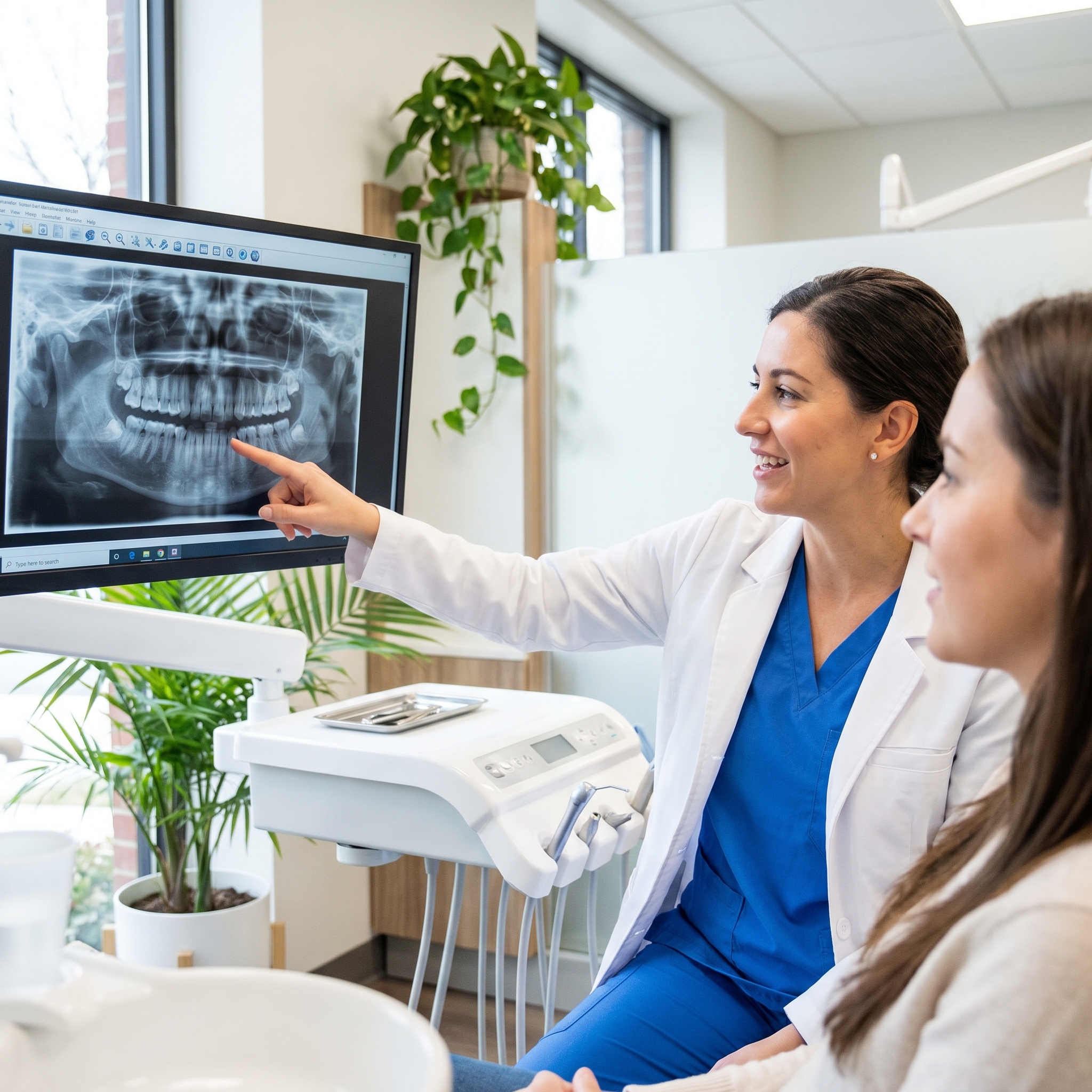 Friendly dental consultation