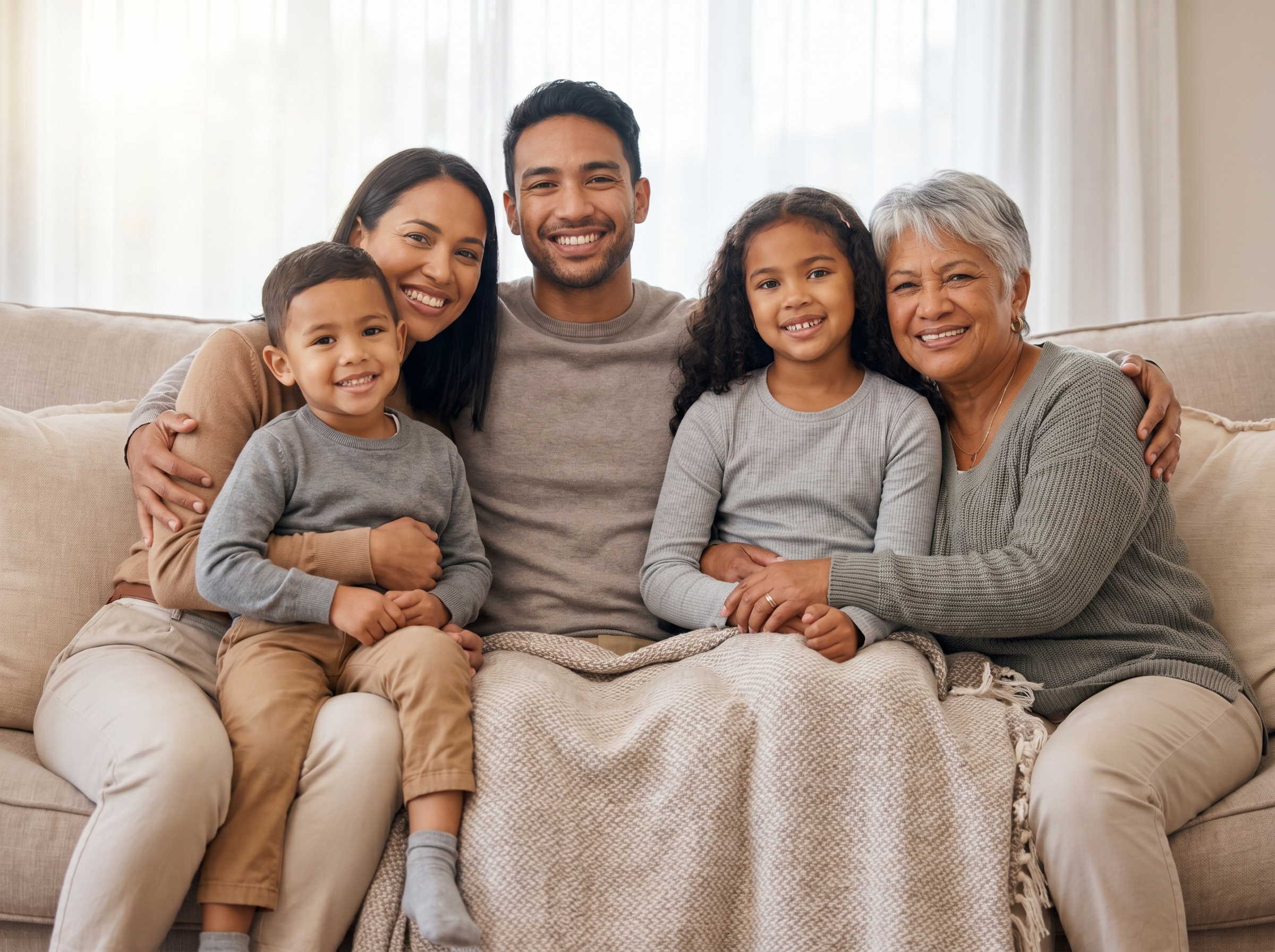 Happy family at Gentle Dental